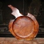 Indian Rosewood platter 30” diameter - Top surface