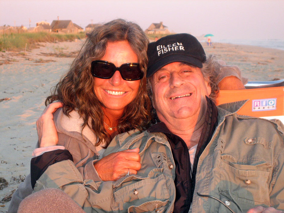 Phillip and Gail Stone relaxing on Nantucket
