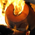 Accidental cherry funnel bowl – firewood