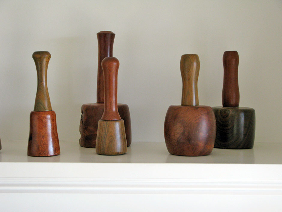 Selection of wood turned mallets